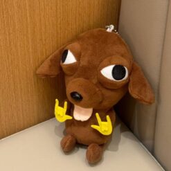 Hip Hop Chihuahua Plush Keychain